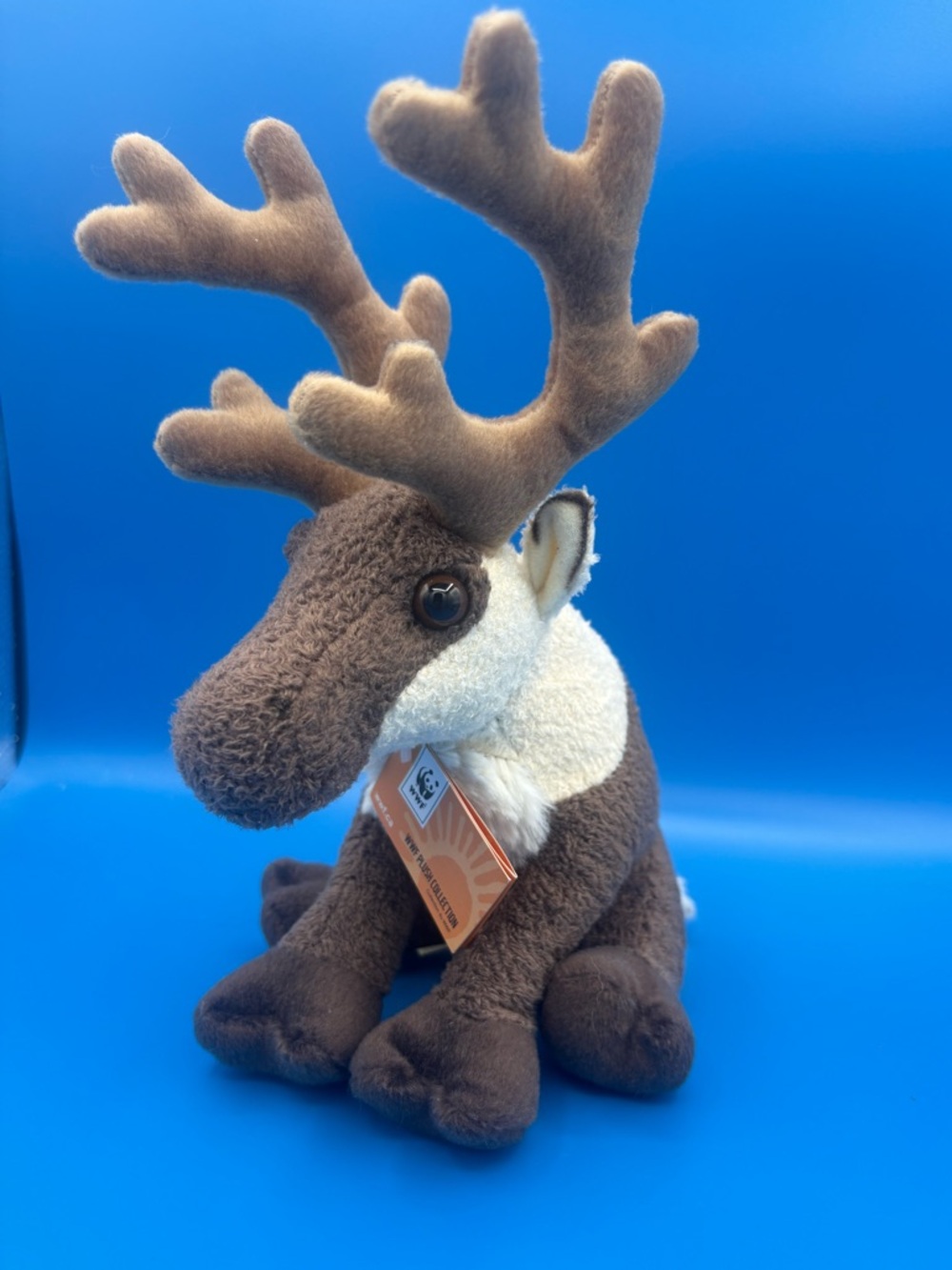 WWF Bon Ton Toys Caribou Reindeer Plush 11’ Stuffed Animal Tagged